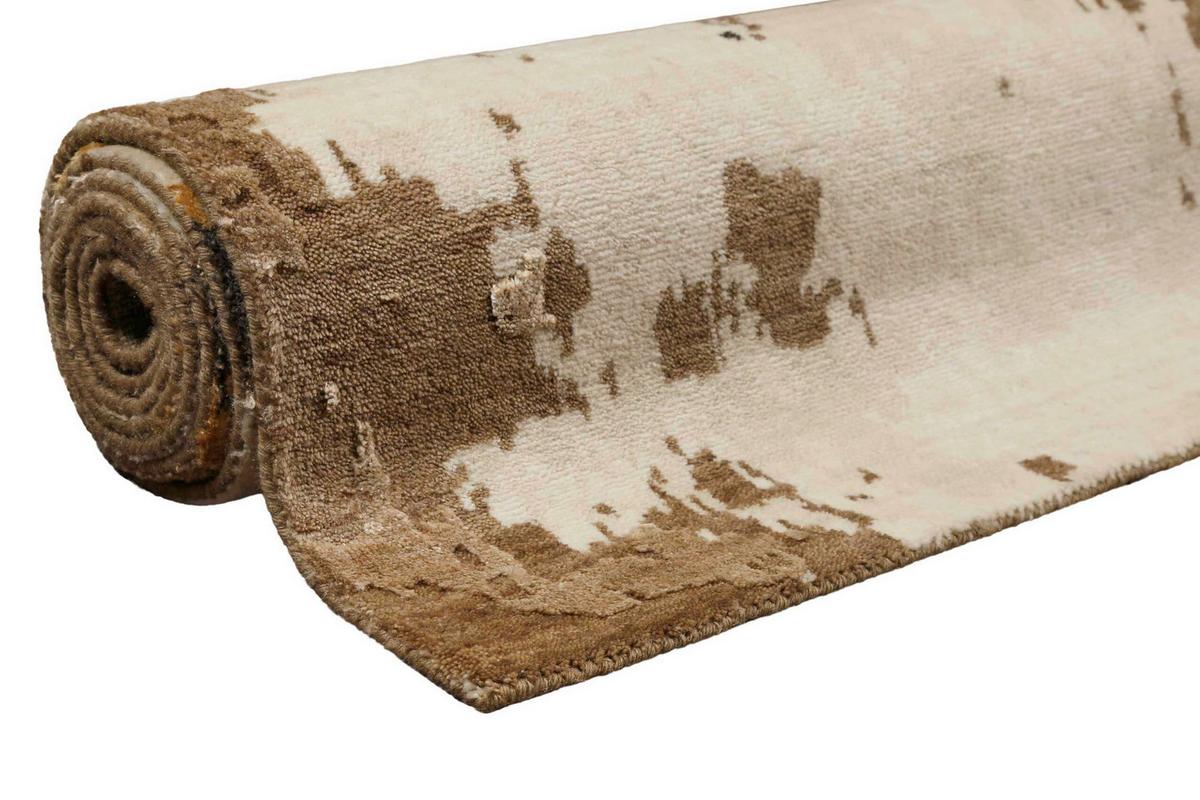 Flachwebteppich Manhattan Schwarz, Goldfarben 50x80 Cm - Beige/Goldfarben, Design, Textil (50/80cm) - Esprit