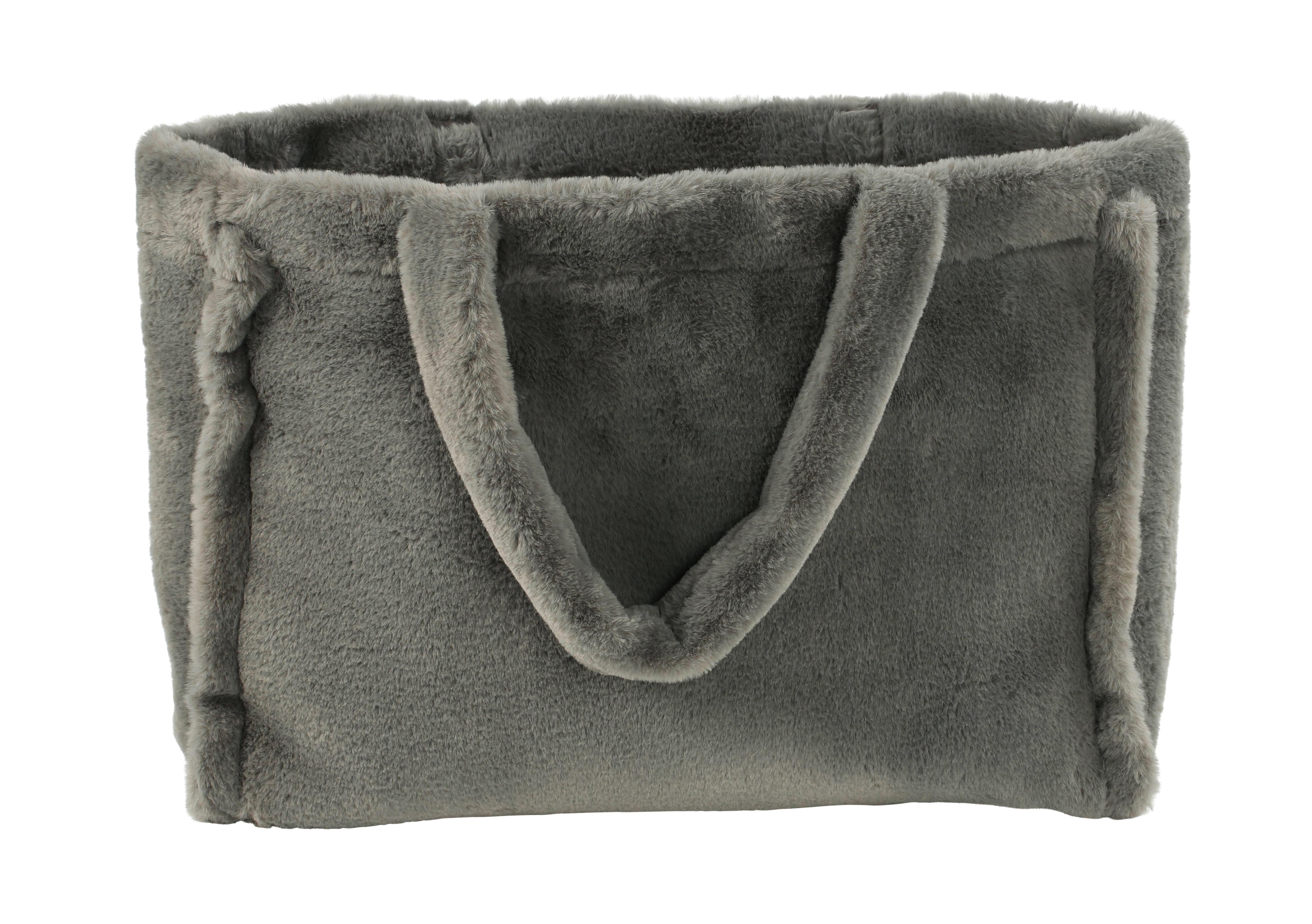 Nákupní taška LIZ - antracitová, textil (30/40cm) - Modern Living