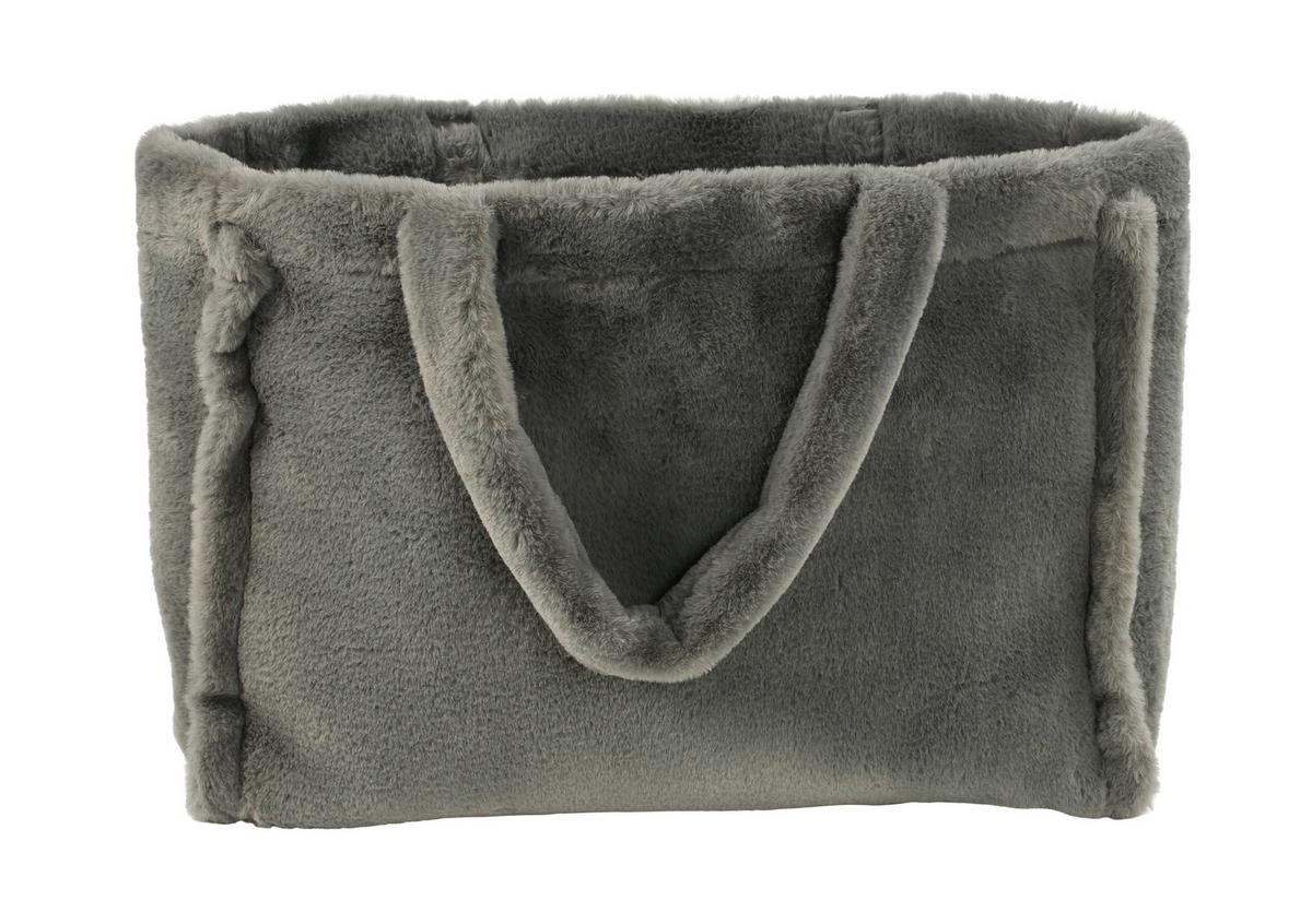 Nákupní taška LIZ - antracitová, textil (30/40cm) - Modern Living