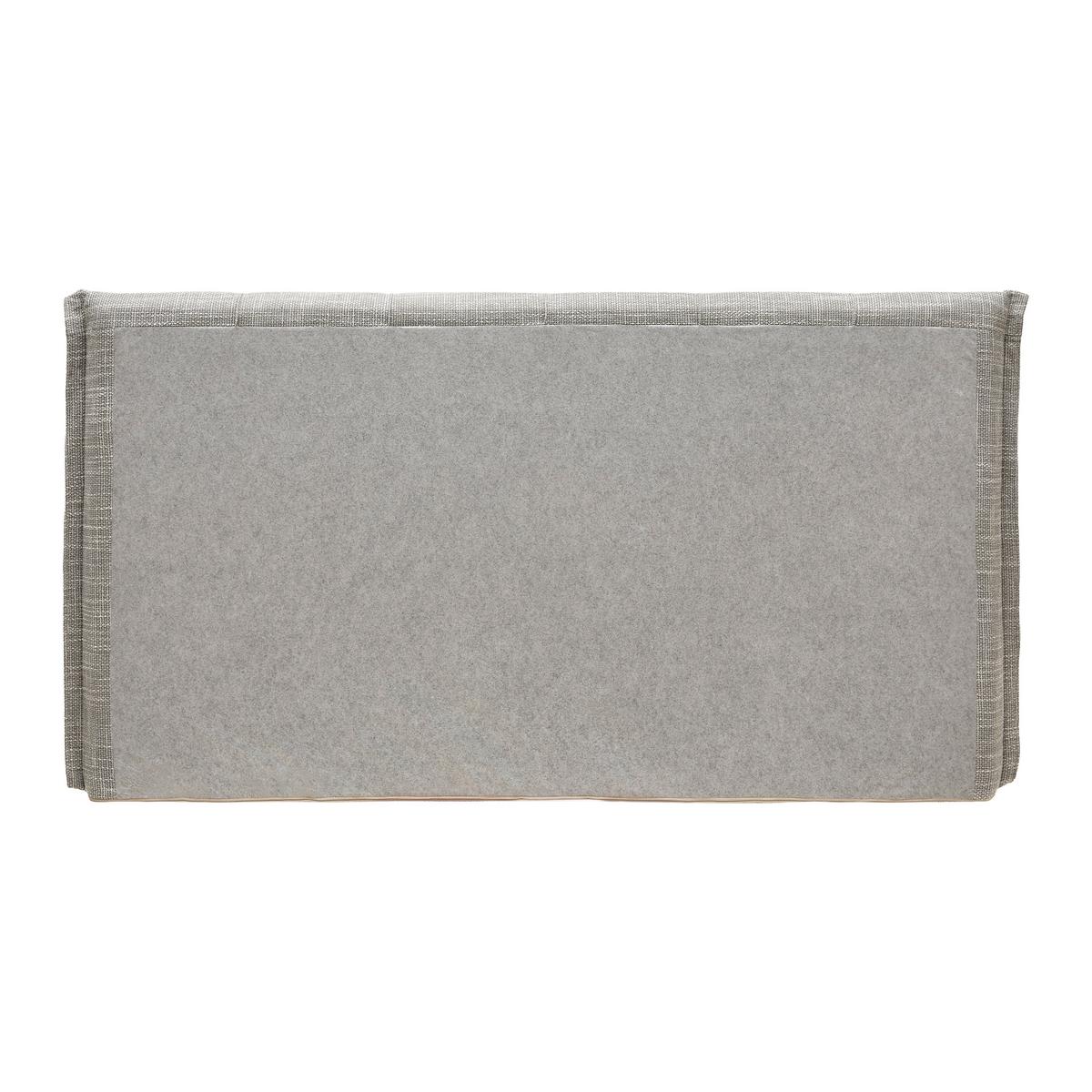 Americká posteľ VELORIA 160x200, sivá - sivá/prírodná farba, Konventionell, drevo/textil (160/200cm) - Mömax