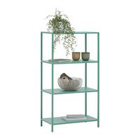 Regál HAVANNA, zelená - zelená, Moderní, kov/kompozitní dřevo (60/113/33cm) - Mömax