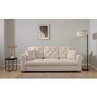 Schlafsofa Arles, Taupe 15 B: 240 Cm - Taupe/Buchefarben, Design, Textil (240/94/98cm) - MID.YOU