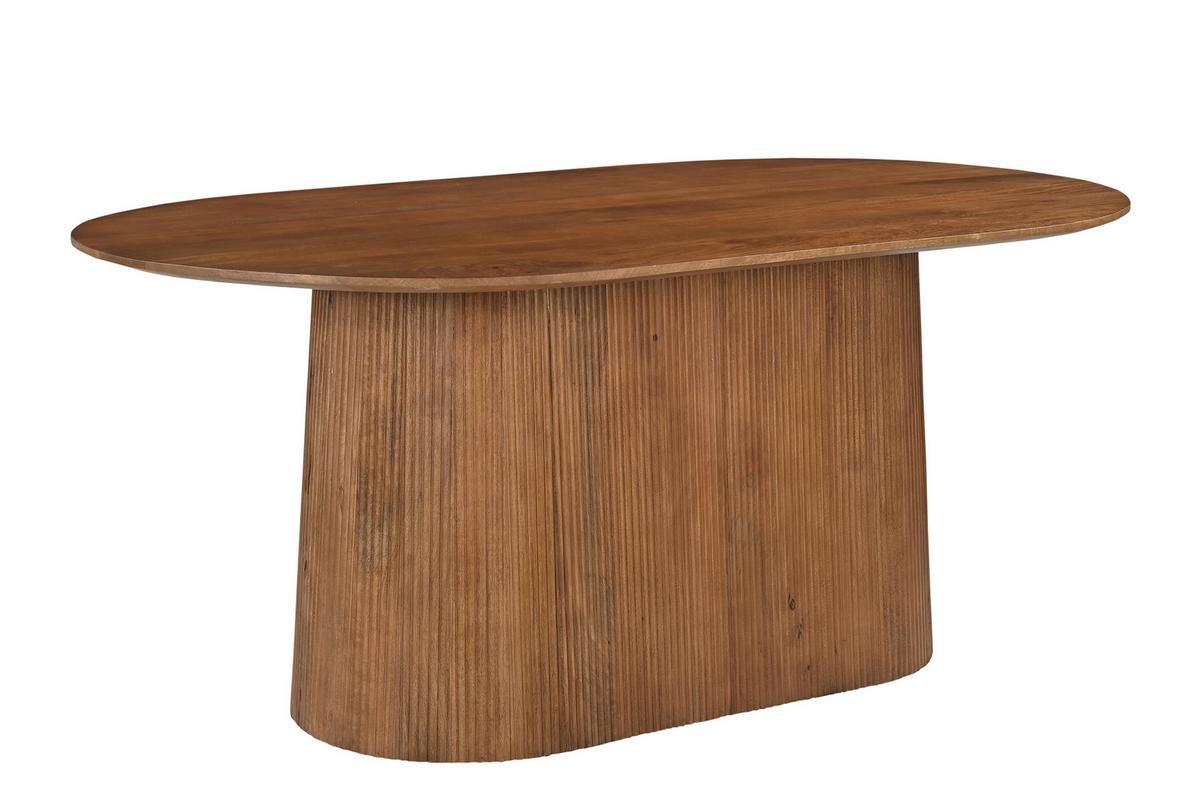 KONSOLENTISCH Naturfarben L: 140cm - Naturfarben, Design, Holz (140/40/76cm) - MID.YOU