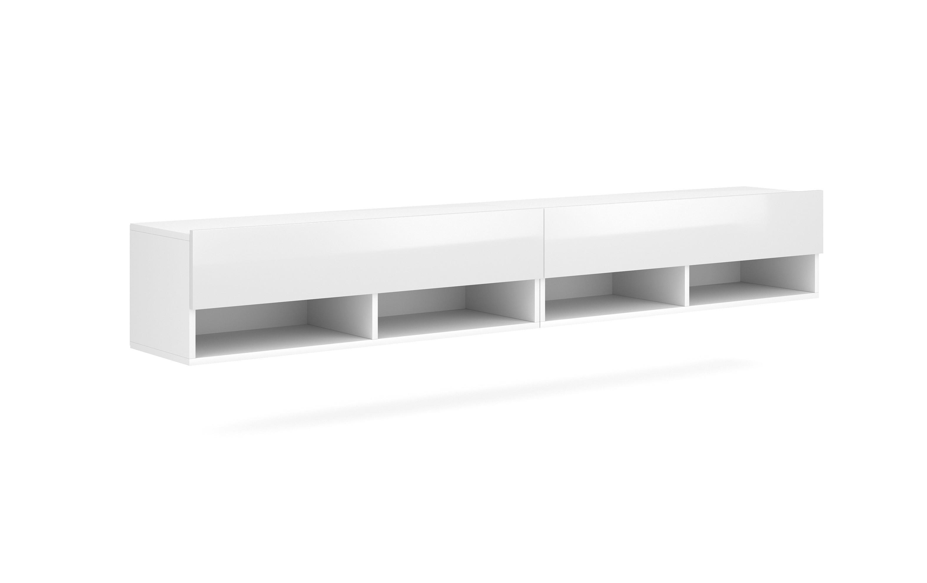 Lowboard TV Stand Derby 280 Weiß B: 280 cm