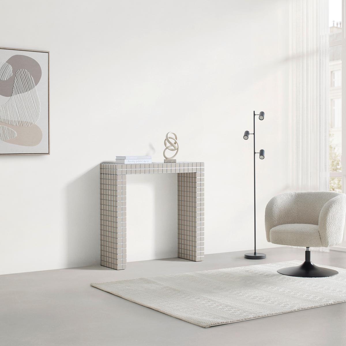 KONZOLA LUISA -TREND- - kašmírová, Modern, kompozitné drevo (80/28/80cm) - Mömax