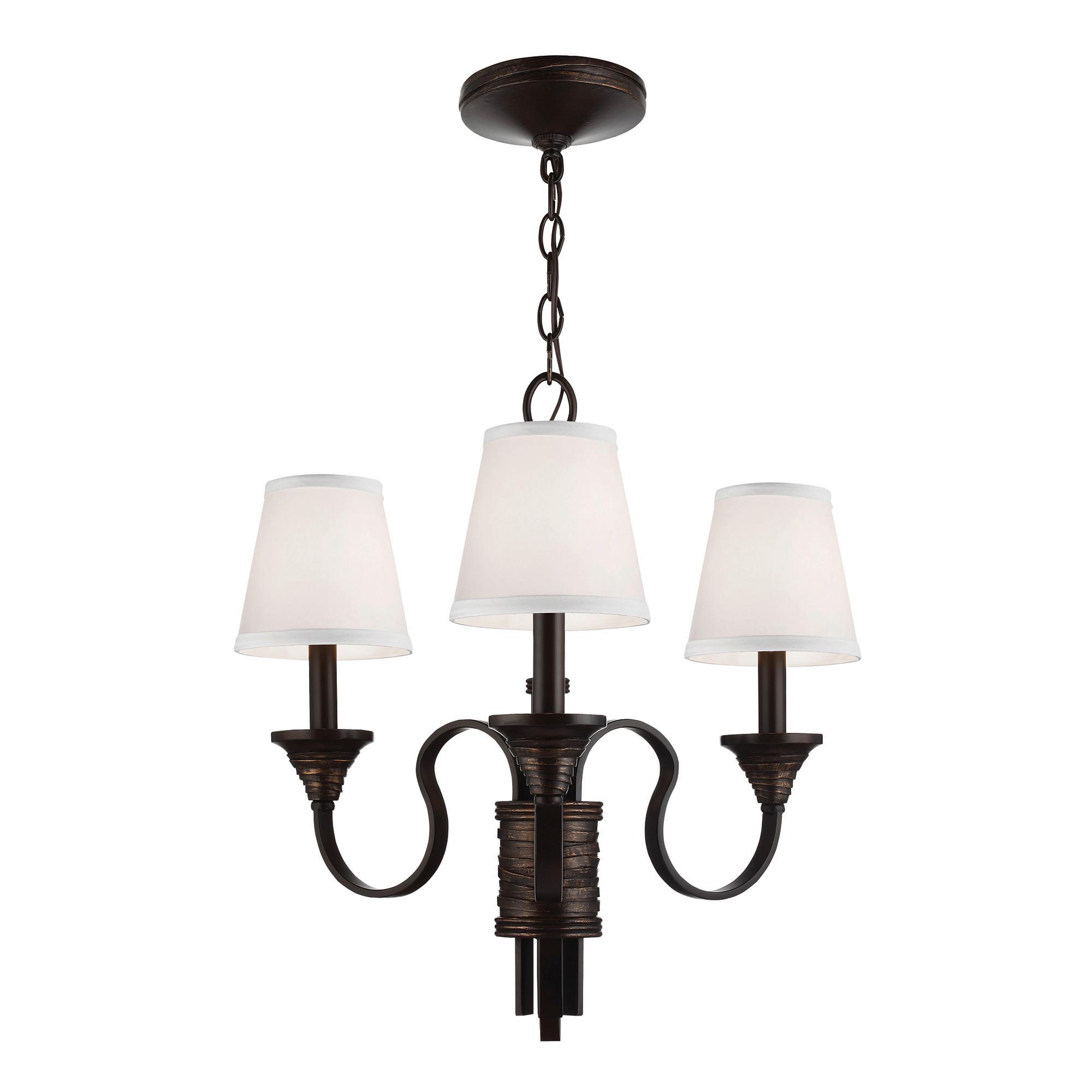 Kronleuchter Fe-Arbor-Creek3 - Bronzefarben, KONVENTIONELL, Metall (55.9 /67.3cm) - Elstead Lighting
