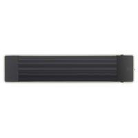 Wand-Terrassenstrahler 400/ 800/1200 W 3 Heizstufen - Schwarz, Basics, Metall (93/20/5cm)