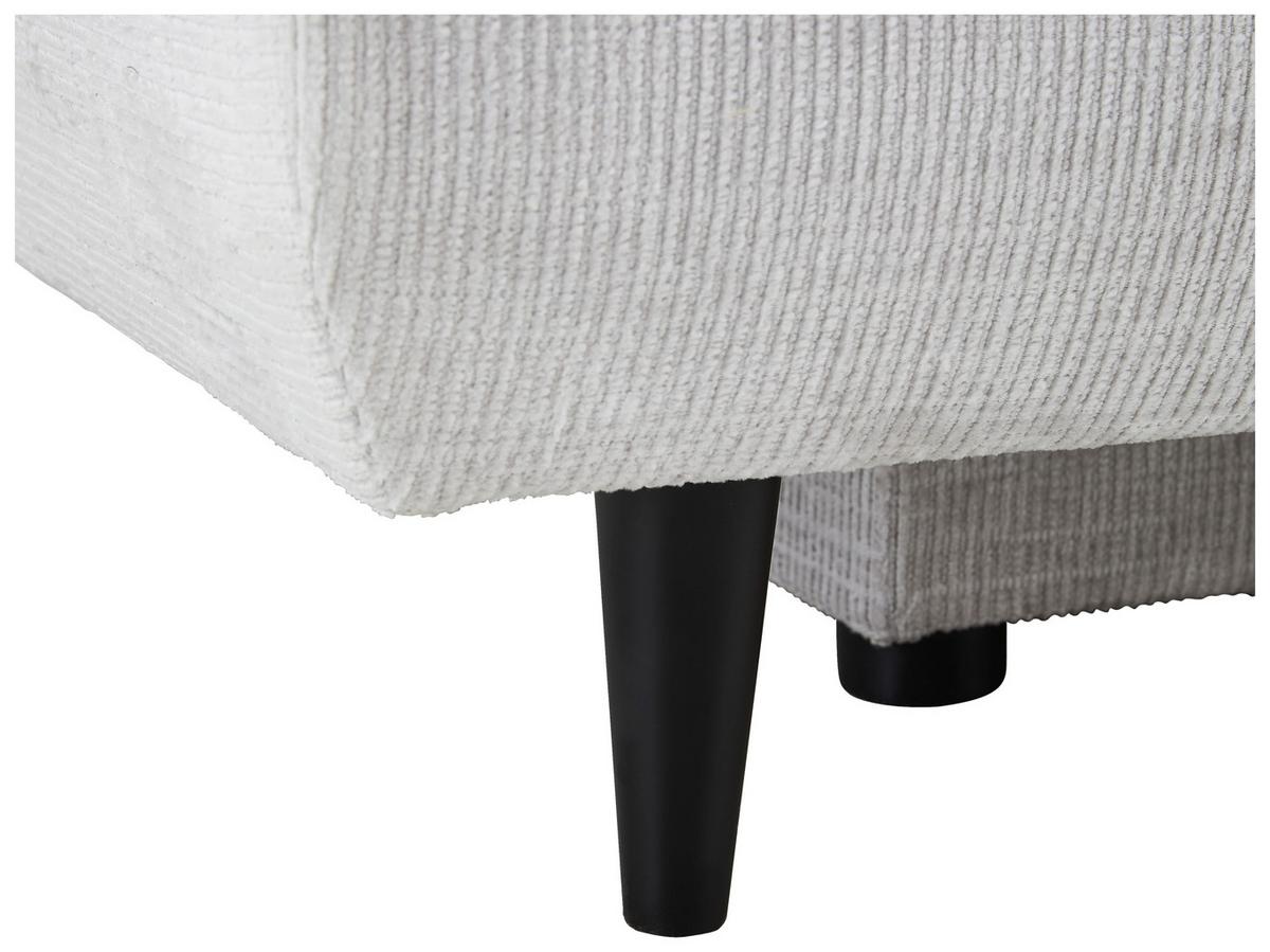 Schlafsofa Virgo - Hellgrau/Schwarz, KONVENTIONELL, Textil (212/97/105cm) - MID.YOU