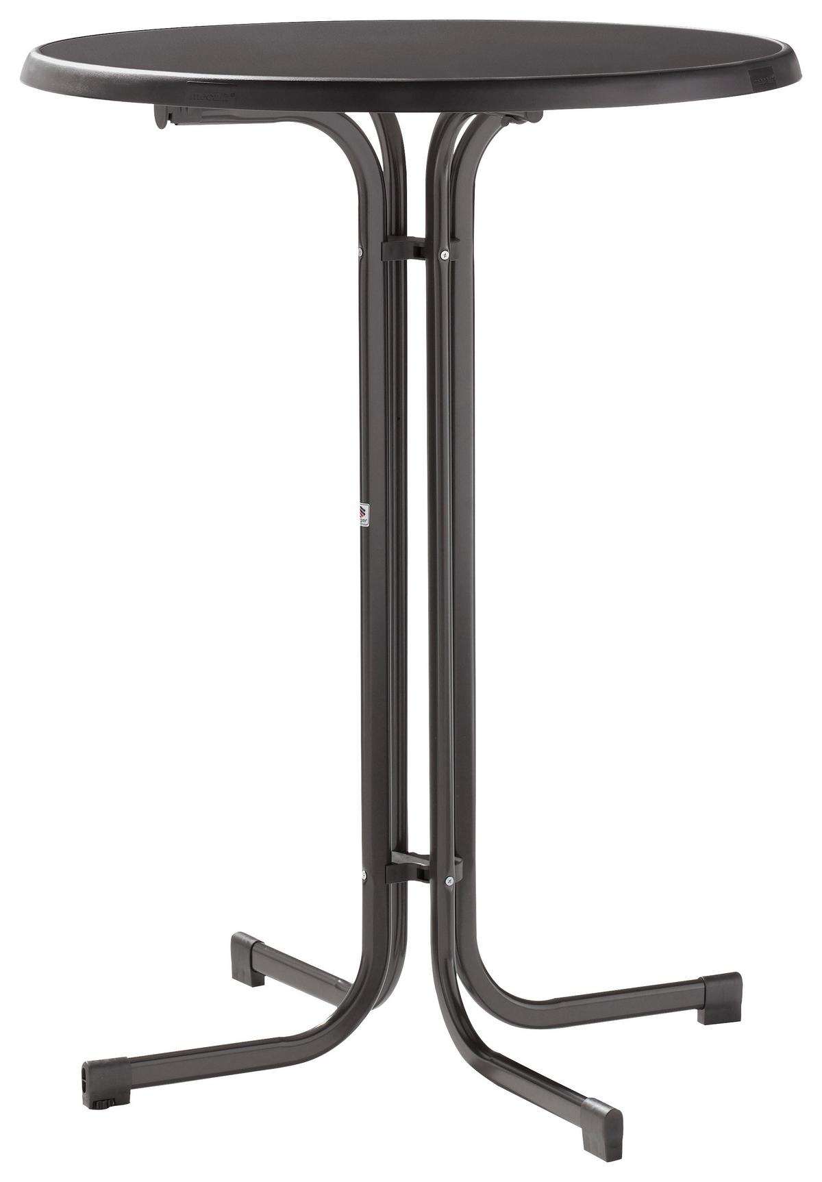 Stehtisch 487976 - Grau, MODERN, Holzwerkstoff/Metall (86/86/112cm) - Sieger