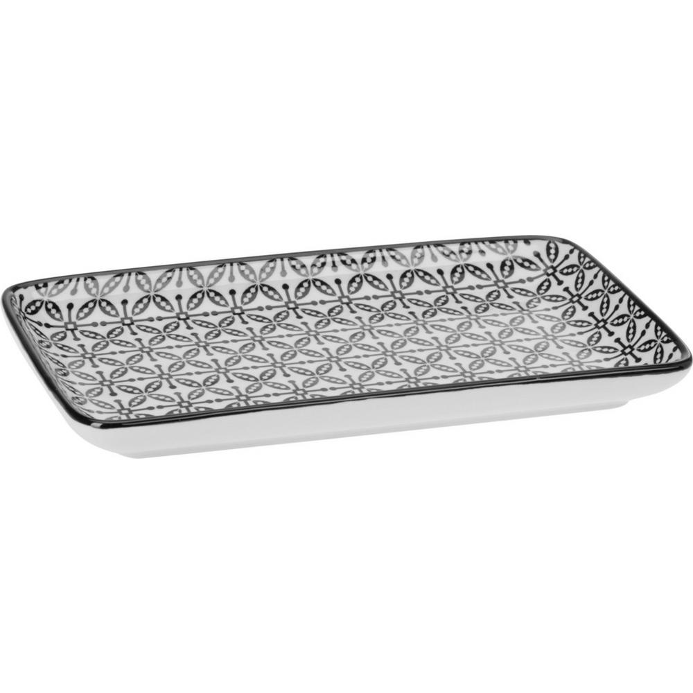 Fotografia produktu: Tanier Shiva, čierna, biela, 11 cm, 2,5 cm, 20 cm