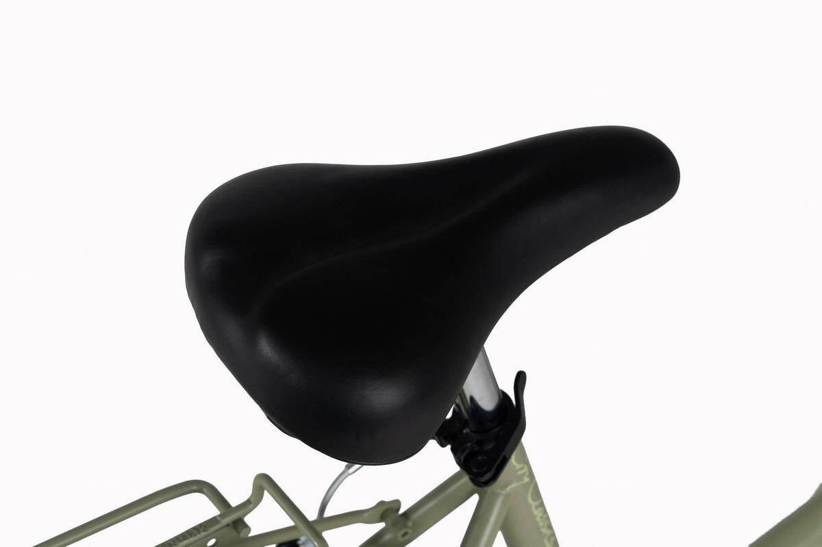 Citybike 26'' mit Korb DaCapo Canaloupe khaki - Cappuccino, LIFESTYLE, Metall (25/140/60cm)