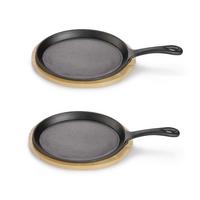 Pfannenset Ew-Ge-1348-2 - Schwarz, Basics, Metall (38/18/2cm) - Echtwerk