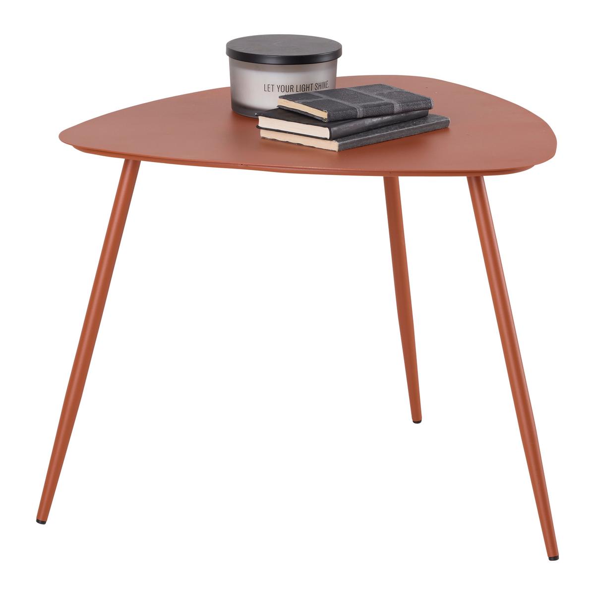 KONFERENČNÍ STOLEK FINE ORANŽOVÁ - oranžová, Moderní, kov (56/45,5/57,5cm) - Mömax