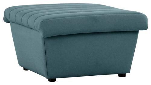 Hocker Looks Viii - Petrol/Schwarz, Design, Textil (74/43/85cm) - LOOKS by W.Joop