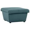 Hocker Looks Viii - Petrol/Schwarz, Design, Textil (74/43/85cm) - LOOKS by W.Joop