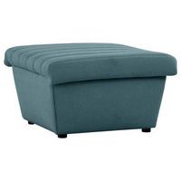 Hocker Looks Viii - Petrol/Schwarz, Design, Textil (74/43/85cm) - LOOKS by W.Joop
