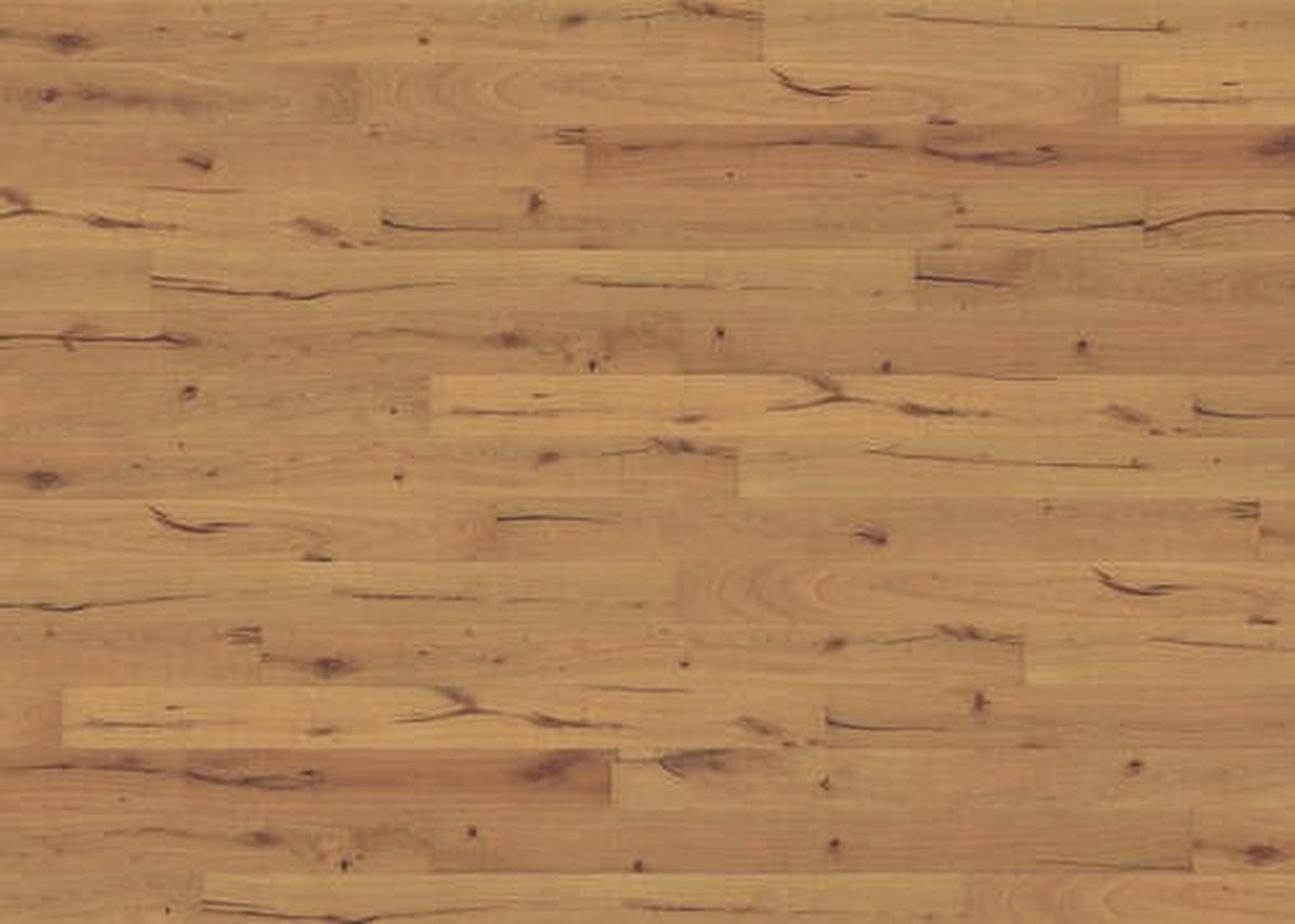 Parkettboden Eiche Mokka Landhausdiele Stärke 12mm - Mokka, Basics, Holzwerkstoff (17.3/108.5cm) - Living by HARO