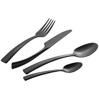 Sada příborů Style, 16dílná - černá, Moderní, kov - Premium Living