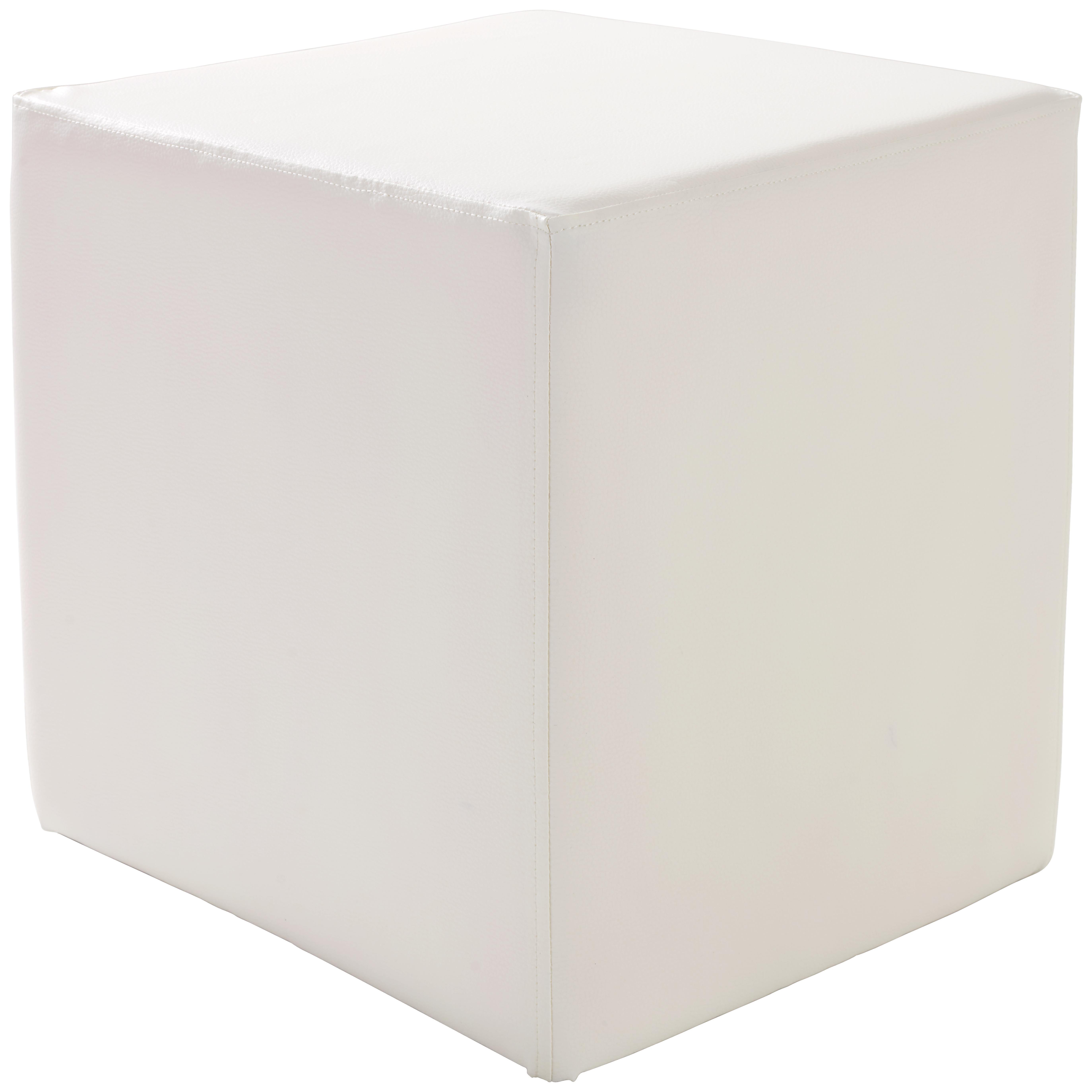 Ülőke Betty - Fehér, Basics, Textil (45/45/45cm)