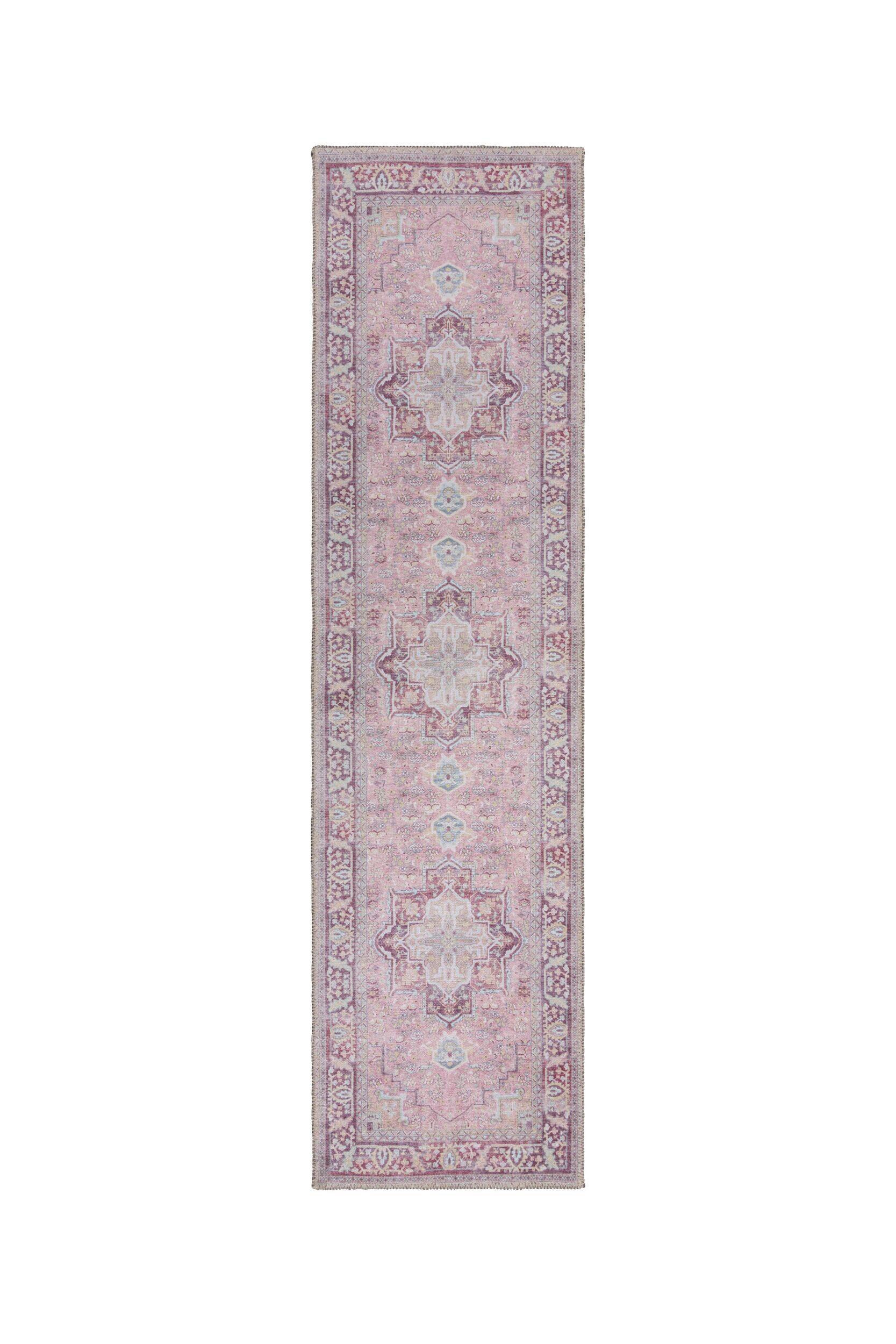 Flachwebeteppich Windsor Traditional Pin 60x230 - Pink, Basics, Textil (60/230cm)