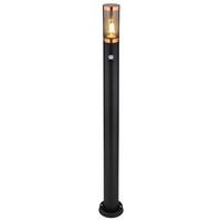 Außenleuchte 3159bcs - Schwarz/Grau, Design, Kunststoff/Metall (12,7/110cm) - Globo