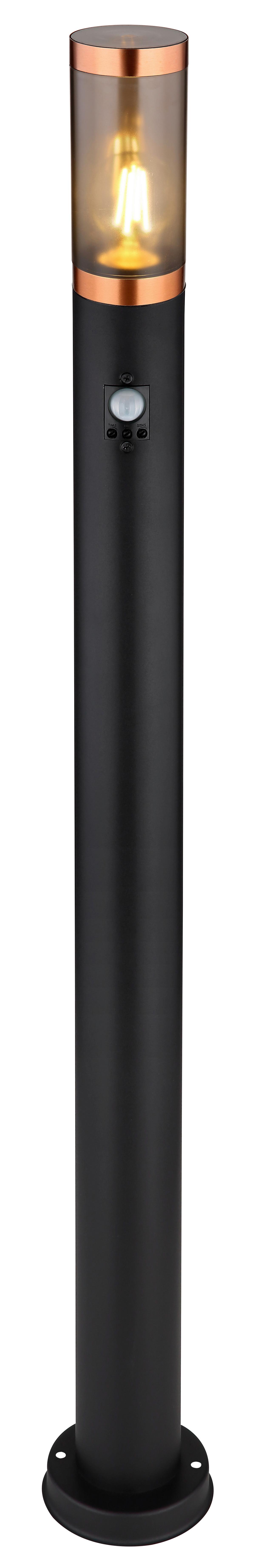 Außenleuchte 3159bcs - Schwarz/Grau, Design, Kunststoff/Metall (12,7/110cm) - Globo
