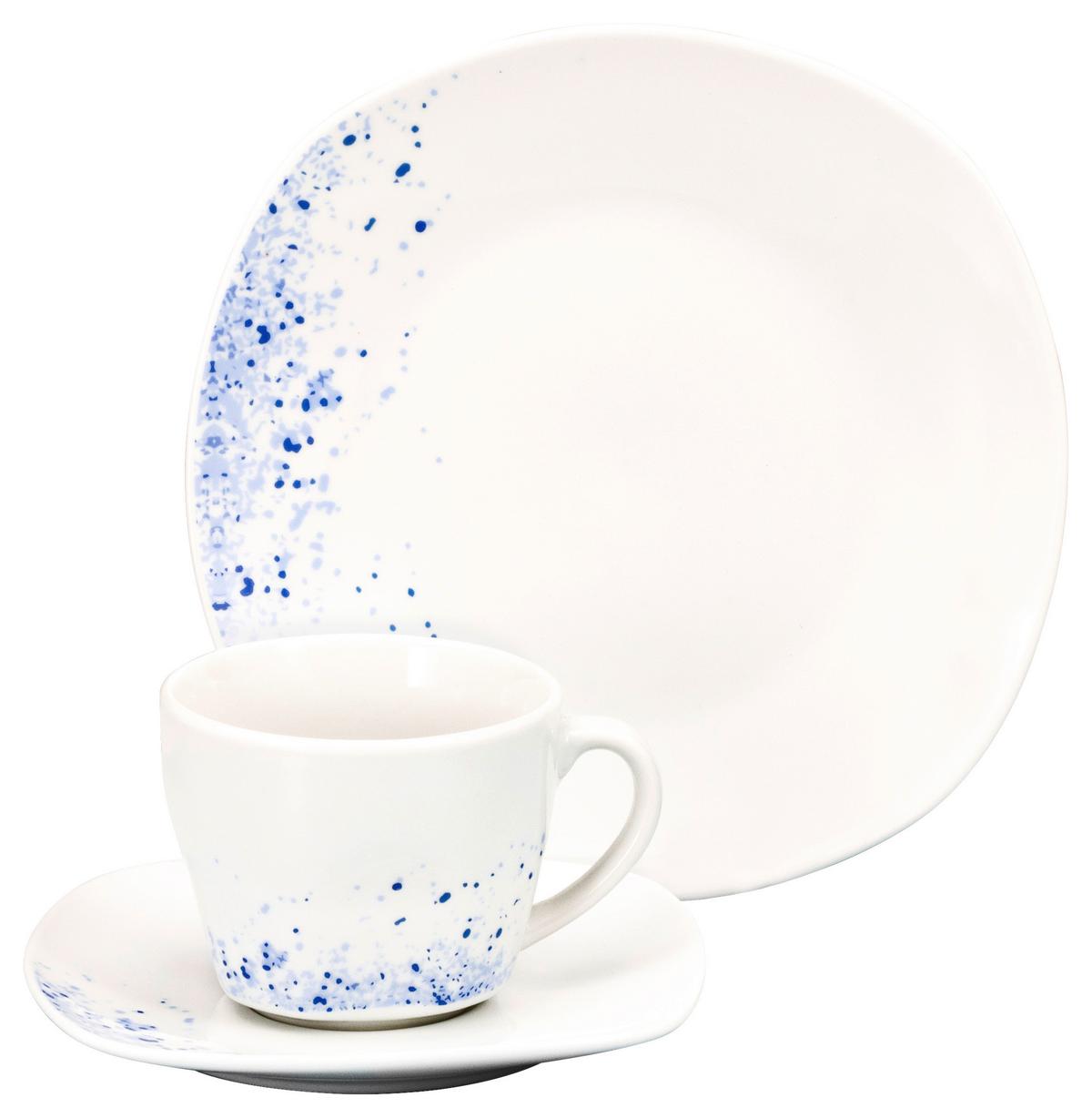 Kaffeeservice Patrisha - Weiß, Basics, Keramik - Luca Bessoni