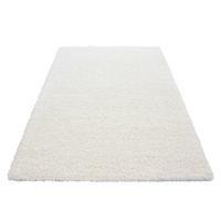 Koberec s vysokým vlasem 160x230 cm - krémová, Konvenční, textil (160/230cm) - Novel