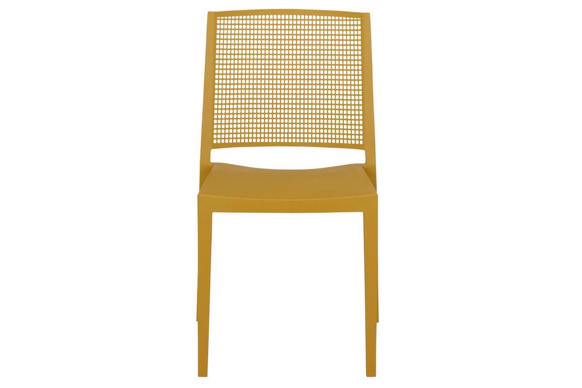 Stapelstuhl T20090 - Gelb, Basics, Kunststoff (46/80/56cm) - Siena Garden