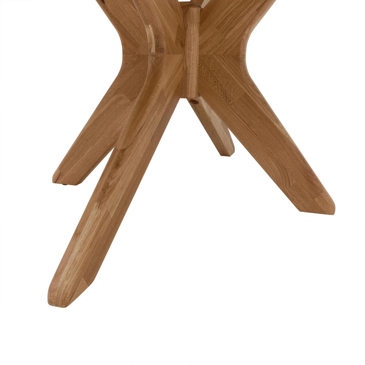 Jídelní stůl Jefferson dub masiv 160cm - divoký dub, Moderní, dřevo (160/75/90cm) - Premium Living