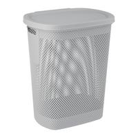 Kôš na bielizeň ARNE 58L - sivá, Konventionell, plast (47,5/36/57,5cm)