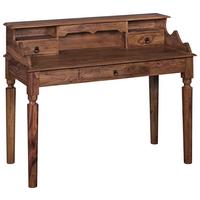 Schreibtisch Sheesham *sheeshamfarben B: 60 Cm - Sheeshamfarben, Design, Holz (115/60/100cm) - MID.YOU
