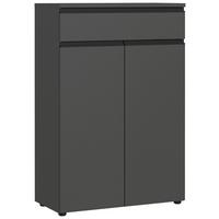Aktenschrank Bedano Graphitfarben B: 81cm - Graphitfarben, MODERN, Holzwerkstoff (81/120/40cm) - Germania