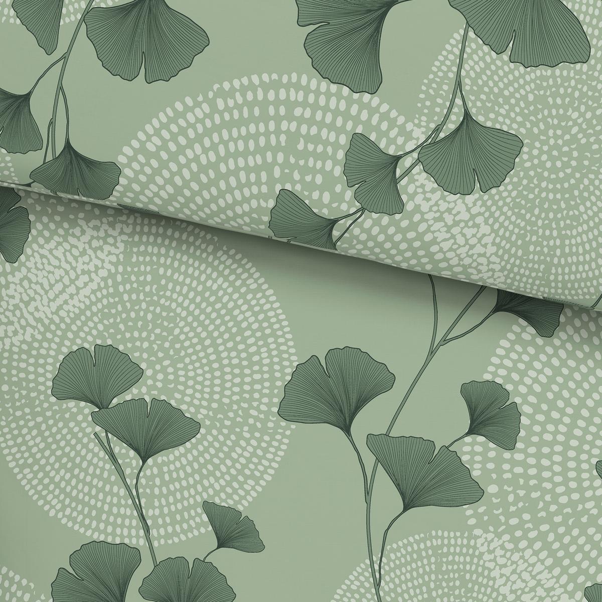 Bettwäsche 140x200 Cm Kamila Renforce, Grün - Grün, ROMANTIK / LANDHAUS, Textil - James Wood