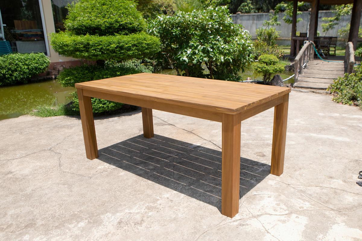 Gartentisch Old Java Akazienholz L: 180 cm - Akaziefarben, Basics, Holz (180/90/78cm) - Acamp