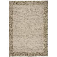 Handwebteppich Bordüre Wolle Green - Grün, Trend, Textil (80/150cm)