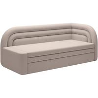 RÉCAMIERE Fabillo Beige B: 223 cm - Beige/Schwarz, Design, Textil (223/80/86cm) - P & B