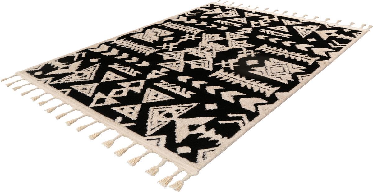 Teppich Lovis 200 120x170 Cm Lovis 200 - Schwarz, KONVENTIONELL, Textil (120/170cm)
