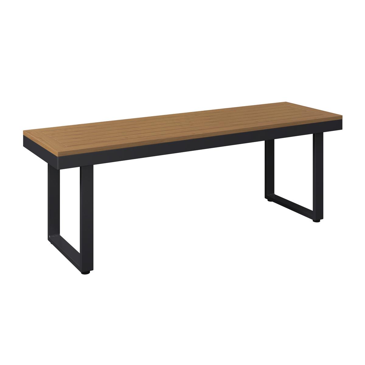 Loungegarnitur Montreal II - Dunkelgrau/Naturfarben, MODERN, Kunststoff/Textil (250/180cm) - Beldano