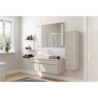 Badmöbel-set 4-tlg. Fontana B: Ca. 240 Cm Grau - Grau, Holzwerkstoff (240cm) - Vertico