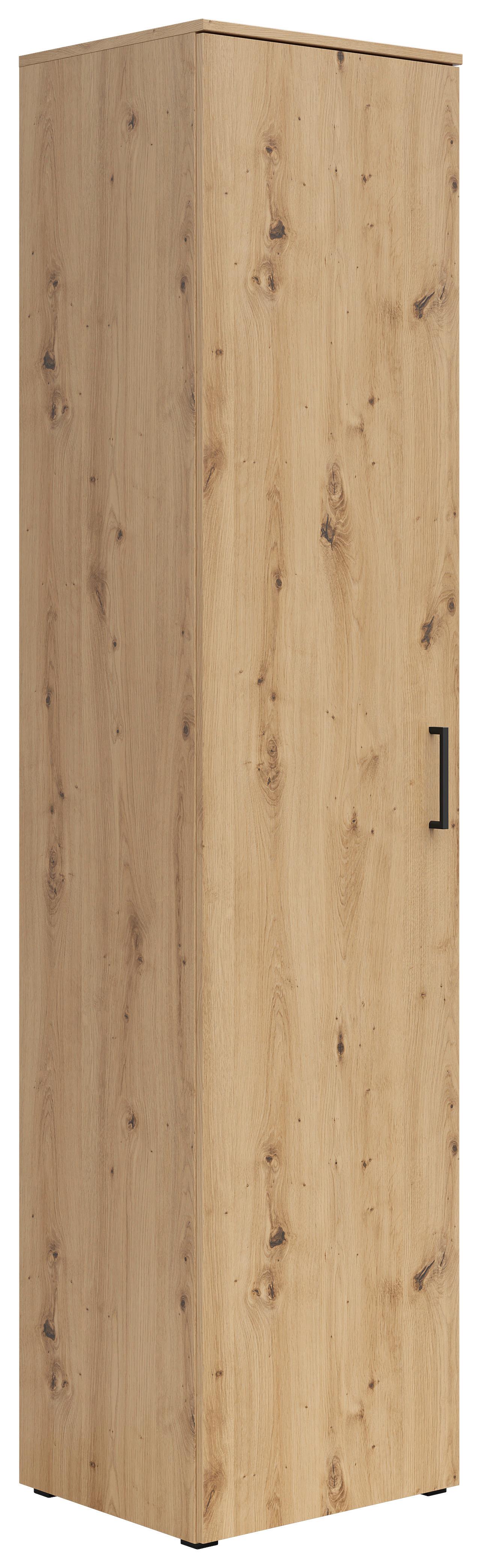 Szekrény Cabinet - Artisan tölgy, Modern, faalapú anyag (45/195/40cm)