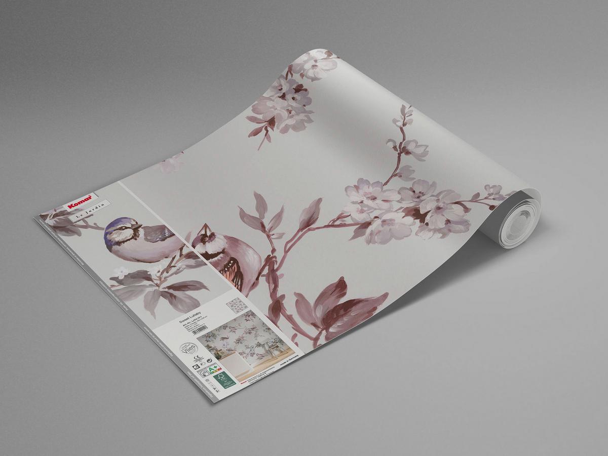 Vliestapete Sweet Lullaby - Multicolor, Basics (200/250cm) - Komar