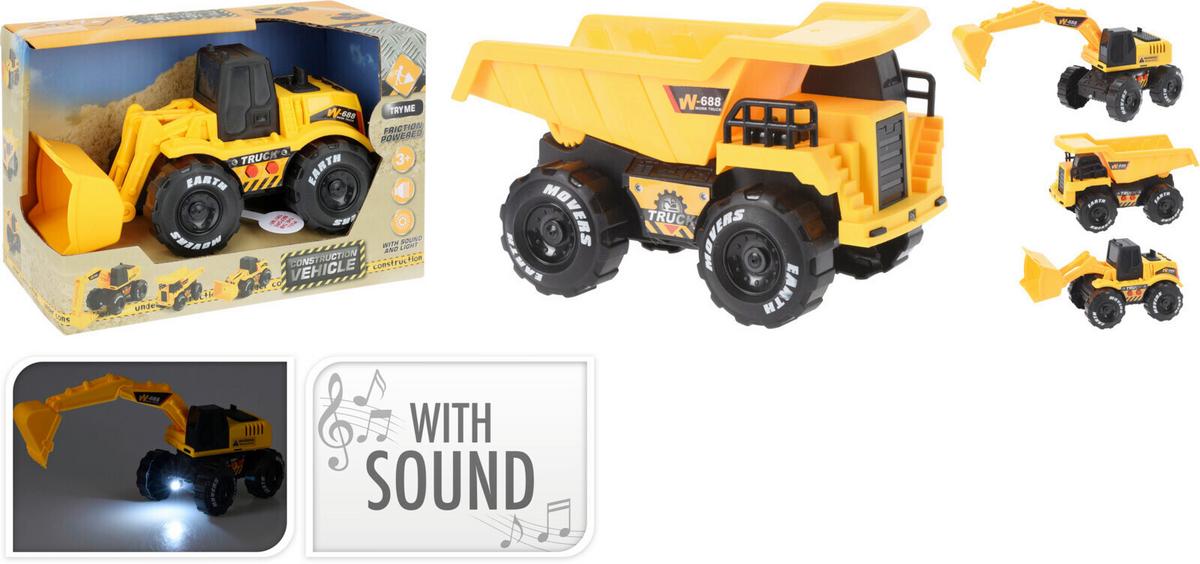 Spielzeugauto Erik - Gelb, Basics, Kunststoff (15,5/9/8,5cm)