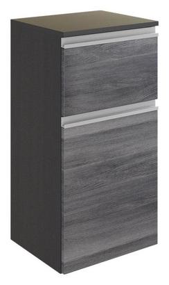 Unterschrank in Graphit und Rauchsilber-Eiche-Dekor Unterschrank fürs Badezimmer