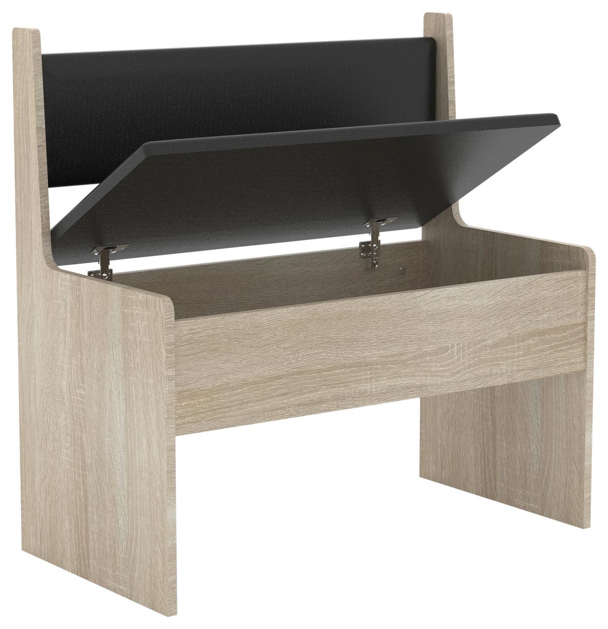 Sitzbank Esal Sonoma Eiche B: 80 Cm - Sonoma Eiche, MODERN, Holzwerkstoff (80/80/42cm) - MID.YOU