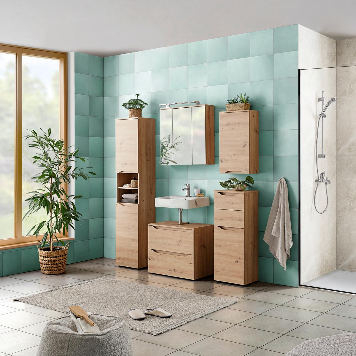 Hängeschrank Giga B: 40 Cm Eichefarben - Eiche Artisan, MODERN, Holzwerkstoff (40/70/20cm)