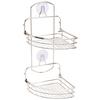 Duschregal Nizza 2 B992493 - Chromfarben, KONVENTIONELL, Metall (15/27/15cm) - Ondega