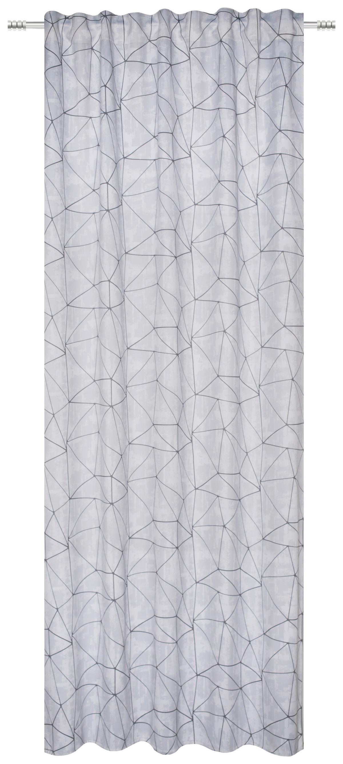 Verdunkelungsvorhang Beata - Grau, ROMANTIK / LANDHAUS, Textil (135/245cm) - James Wood