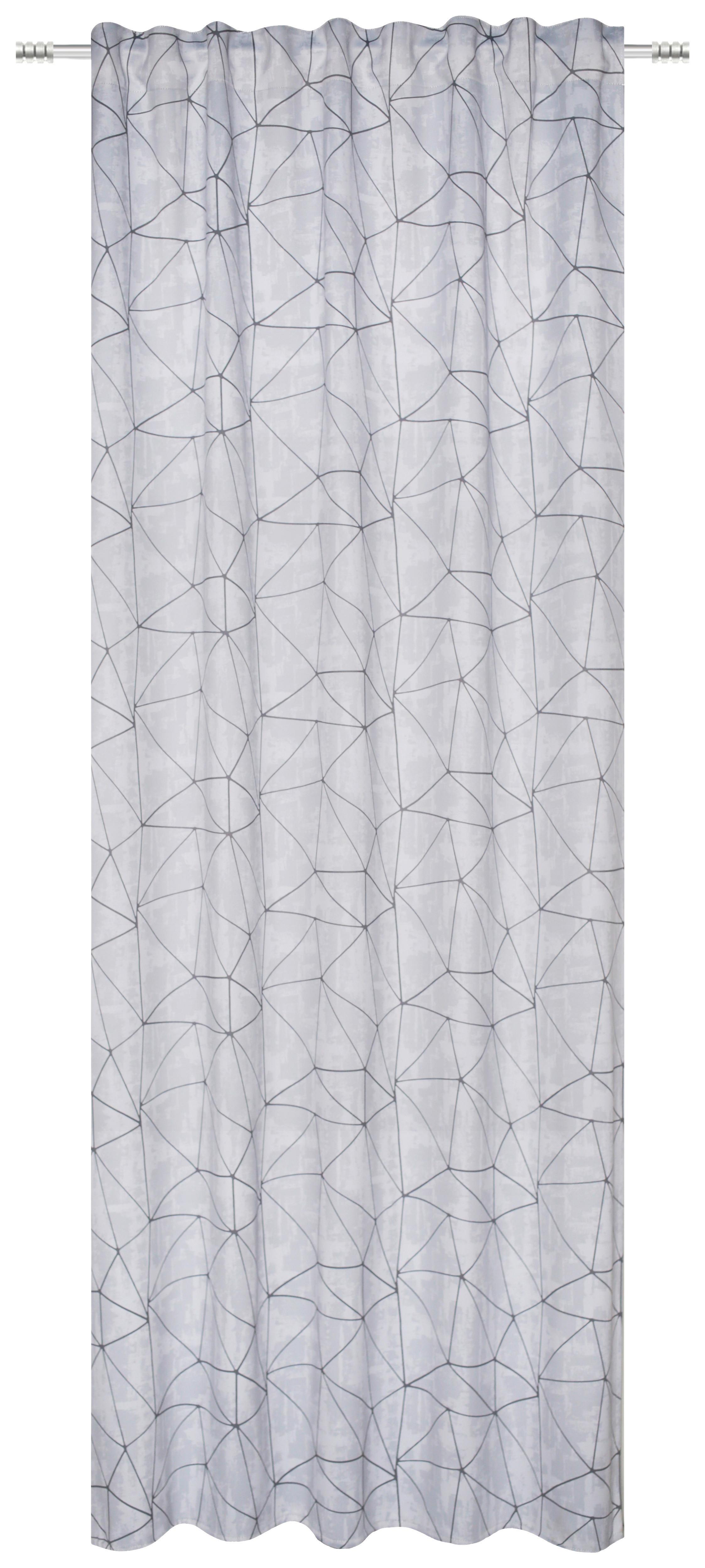 Verdunklungsvorhang mit Kombiband Beata 135x245cm Grau