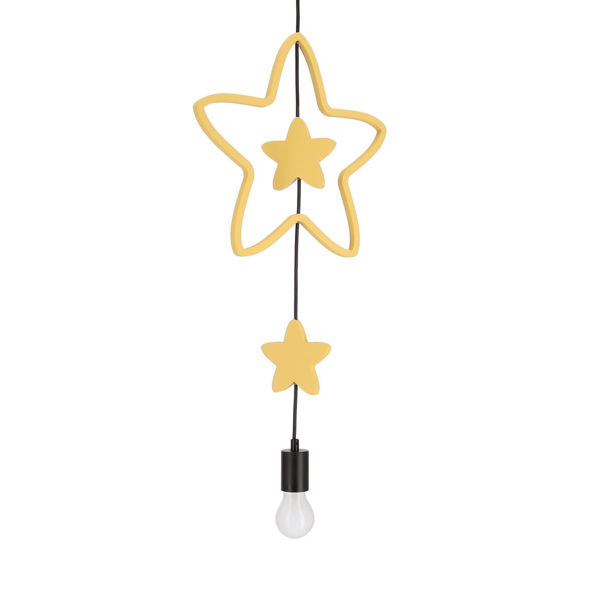 Kinderhängeleuchte 33-27511 Trio Shs - Blau/Pink, Basics, Holzwerkstoff/Metall (100/36/100cm)